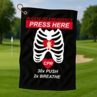 Cpr Instructor First Aid Golf Towel