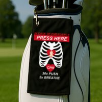 Cpr Instructor First Aid Golf Towel