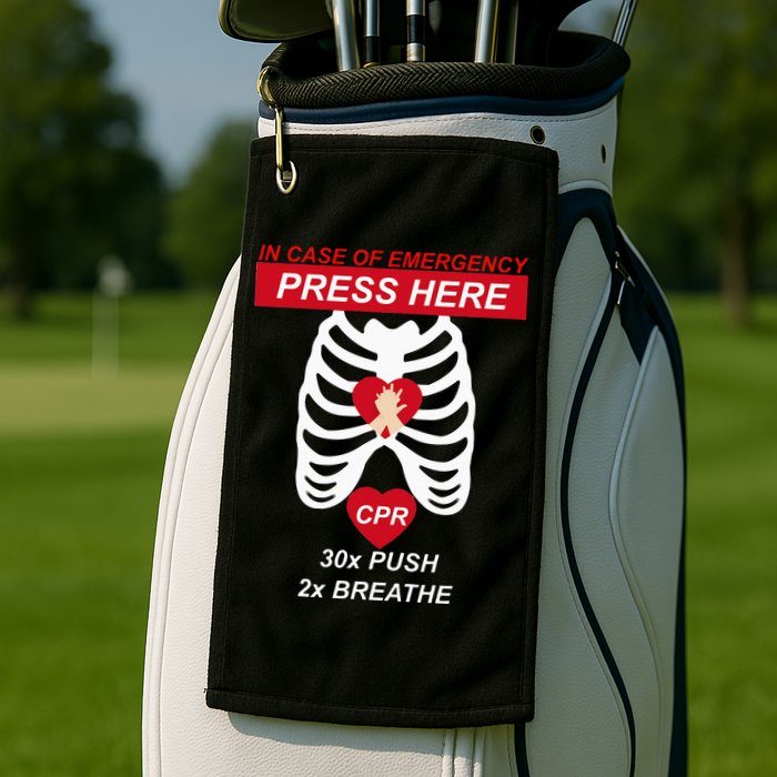 Cpr Instructor First Aid Golf Towel