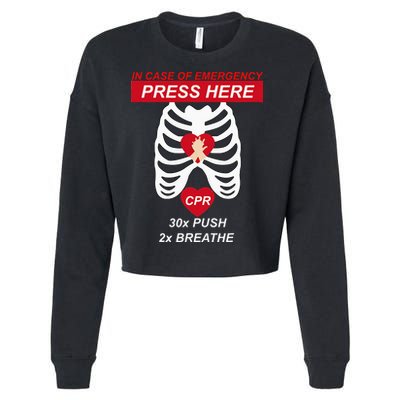 Cpr Instructor First Aid Cropped Pullover Crew