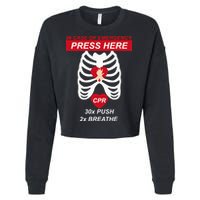 Cpr Instructor First Aid Cropped Pullover Crew