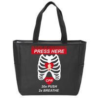 Cpr Instructor First Aid Zip Tote Bag