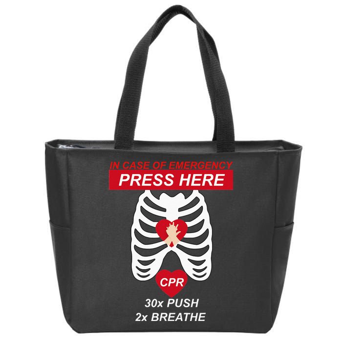 Cpr Instructor First Aid Zip Tote Bag
