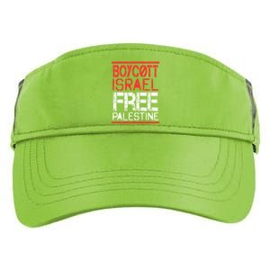 Cott Israel Free Palestine Gaza War Awareness Quote Cute Gift Adult Drive Performance Visor