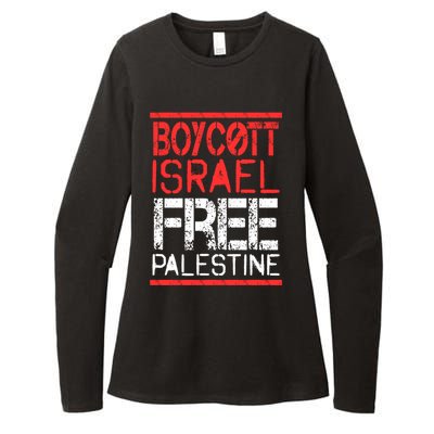 Cott Israel Free Palestine Gaza War Awareness Quote Cute Gift Womens CVC Long Sleeve Shirt