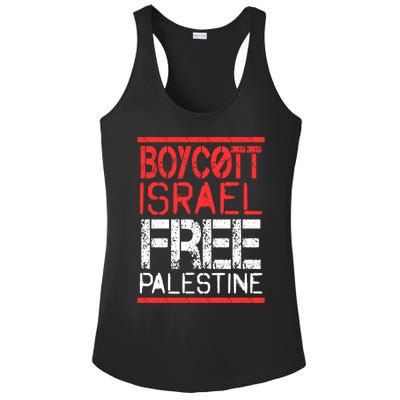 Cott Israel Free Palestine Gaza War Awareness Quote Cute Gift Ladies PosiCharge Competitor Racerback Tank