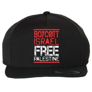 Cott Israel Free Palestine Gaza War Awareness Quote Cute Gift Wool Snapback Cap