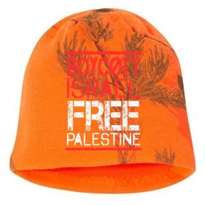 Cott Israel Free Palestine Gaza War Awareness Quote Cute Gift Kati - Camo Knit Beanie