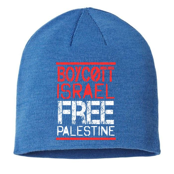 Cott Israel Free Palestine Gaza War Awareness Quote Cute Gift Sustainable Beanie