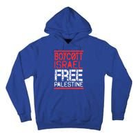 Cott Israel Free Palestine Gaza War Awareness Quote Cute Gift Tall Hoodie