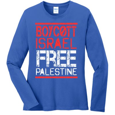 Cott Israel Free Palestine Gaza War Awareness Quote Cute Gift Ladies Long Sleeve Shirt