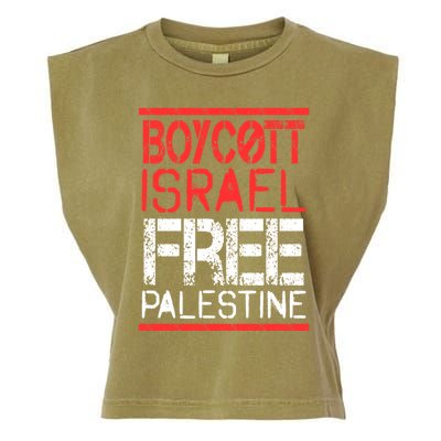 Cott Israel Free Palestine Gaza War Awareness Quote Cute Gift Garment-Dyed Women's Muscle Tee