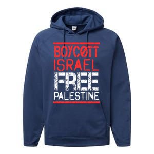 Cott Israel Free Palestine Gaza War Awareness Quote Cute Gift Performance Fleece Hoodie