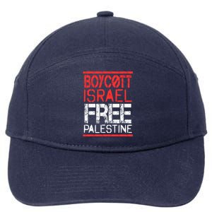 Cott Israel Free Palestine Gaza War Awareness Quote Cute Gift 7-Panel Snapback Hat