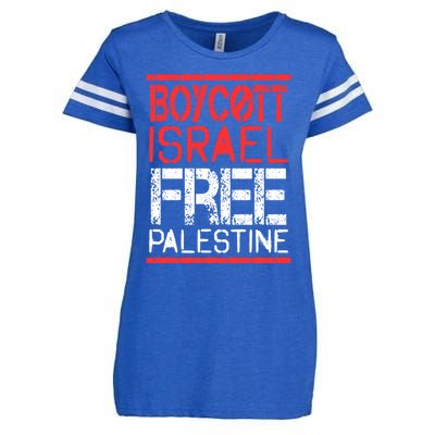 Cott Israel Free Palestine Gaza War Awareness Quote Cute Gift Enza Ladies Jersey Football T-Shirt