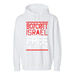 Cott Israel Free Palestine Gaza War Awareness Quote Cute Gift Garment-Dyed Fleece Hoodie