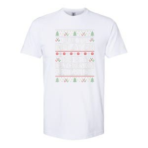 Christmas Inflation Funny Due To Inflation Xmas Sweater Due Merry Christm Softstyle CVC T-Shirt