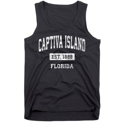 Captiva Island Florida Fl Vintage Sports Established Tank Top