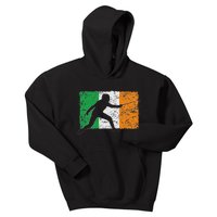 Cool Ireland Flag Vintage Irish Flag Fencing Fencer Kids Hoodie