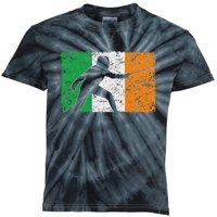 Cool Ireland Flag Vintage Irish Flag Fencing Fencer Kids Tie-Dye T-Shirt