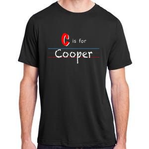 C Is For Cooper Boy Custom Personalized Name School Adult ChromaSoft Performance T-Shirt