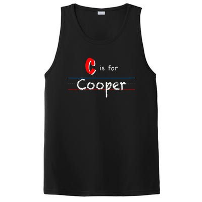 C Is For Cooper Boy Custom Personalized Name School PosiCharge Competitor Tank