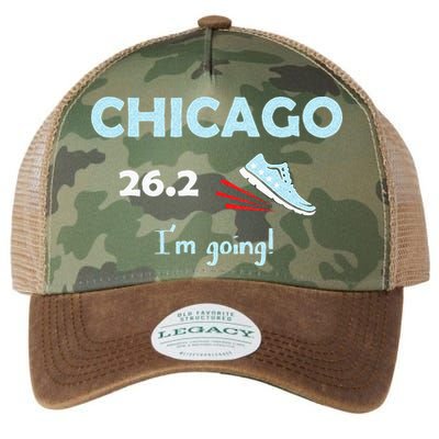 Chicago Im Going Marathon Runner Running 26.2 Legacy Tie Dye Trucker Hat