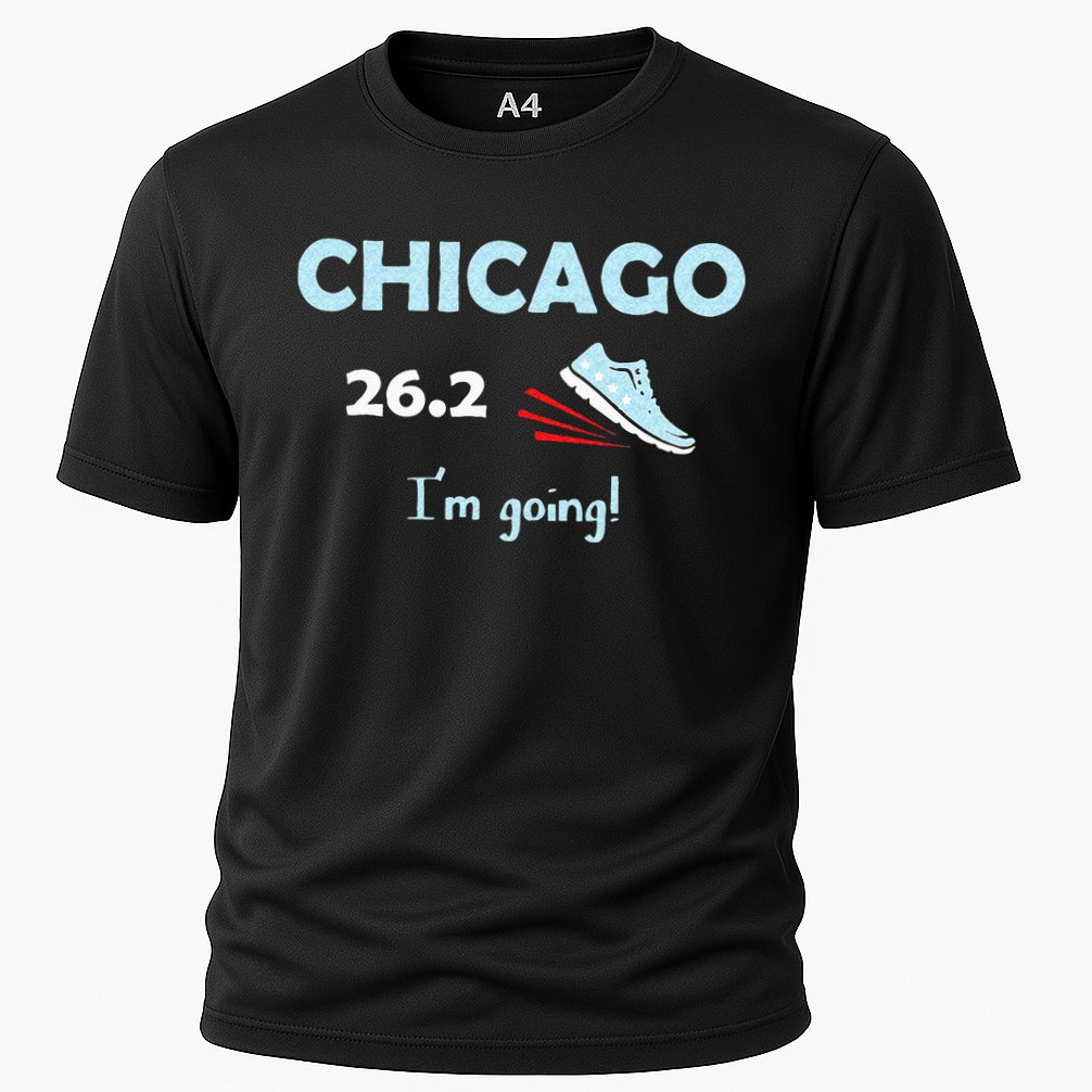 Chicago Im Going Marathon Runner Running 26.2 Performance Shirt