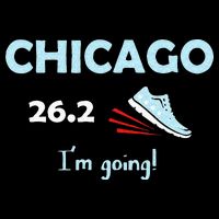 Chicago Im Going Marathon Runner Running 26.2 Impact Tech Backpack