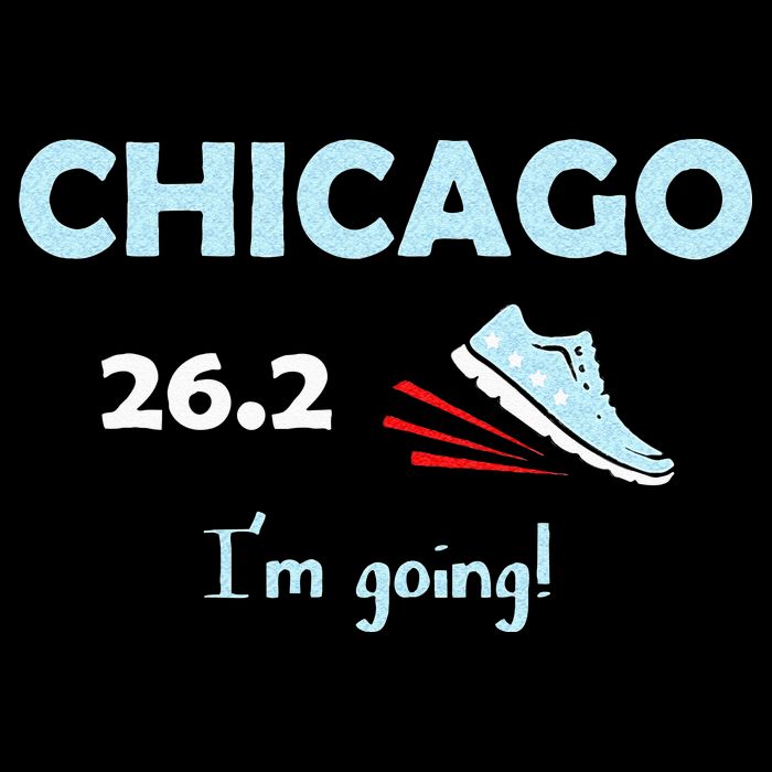 Chicago Im Going Marathon Runner Running 26.2 Impact Tech Backpack