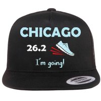 Chicago Im Going Marathon Runner Running 26.2 Flat Bill Trucker Hat