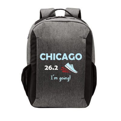 Chicago Im Going Marathon Runner Running 26.2 Vector Backpack