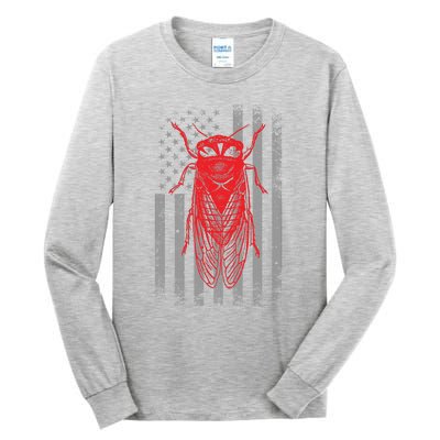 Cicada Insect Great Eastern Brood X Usa 2024 Magicicada Tall Long Sleeve T-Shirt