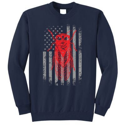 Cicada Insect Great Eastern Brood X Usa 2024 Magicicada Tall Sweatshirt