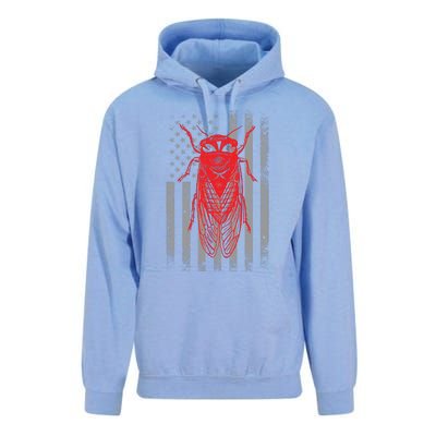 Cicada Insect Great Eastern Brood X Usa 2024 Magicicada Unisex Surf Hoodie