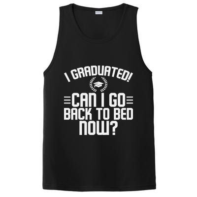 CAN I GO BACK TO BED Graduation Gift For Him Her Funny PosiCharge Competitor Tank