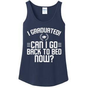 CAN I GO BACK TO BED Graduation Gift For Him Her Funny Ladies Essential Tank