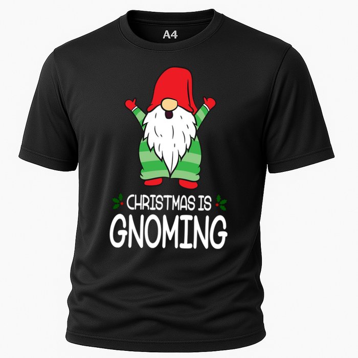 Christmas Is Gnoming Cooling Performance Crew T-Shirt