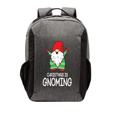 Christmas Is Gnoming Vector Backpack