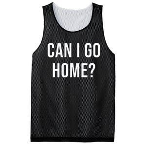 Can I Go Home Mesh Reversible Basketball Jersey Tank