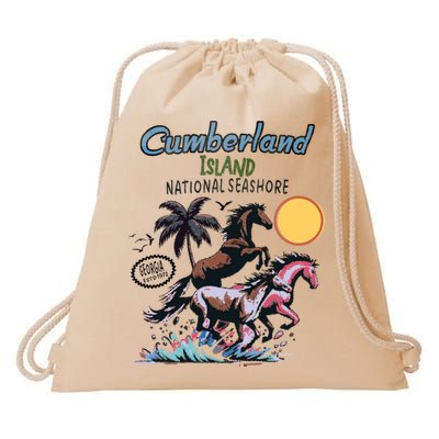 Cumberland Island Georgia Drawstring Bag