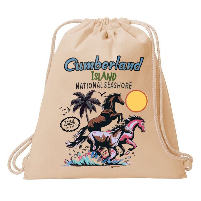 Cumberland Island Georgia Drawstring Bag