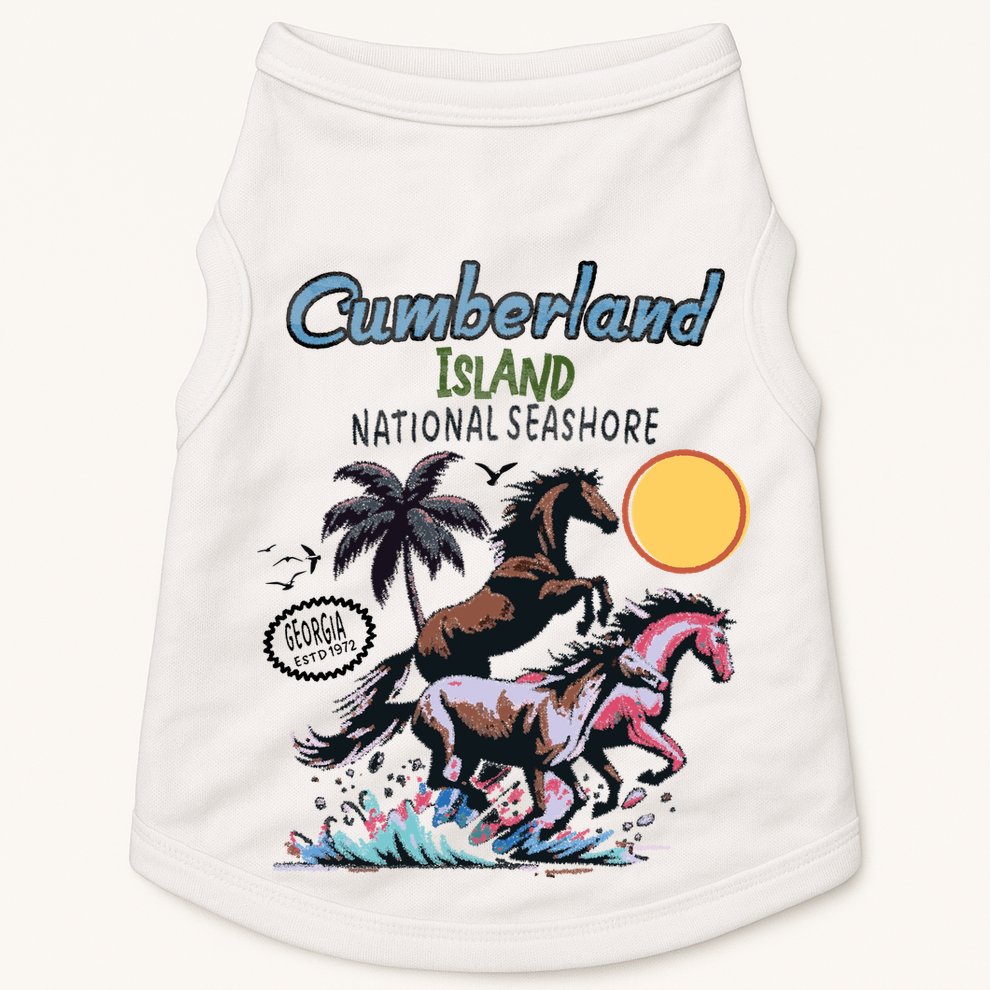 Cumberland Island Georgia Doggie Tank
