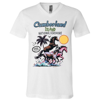 Cumberland Island Georgia V-Neck T-Shirt