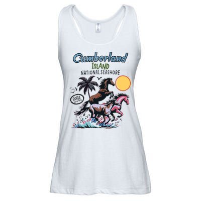 Cumberland Island Georgia Ladies Essential Flowy Tank