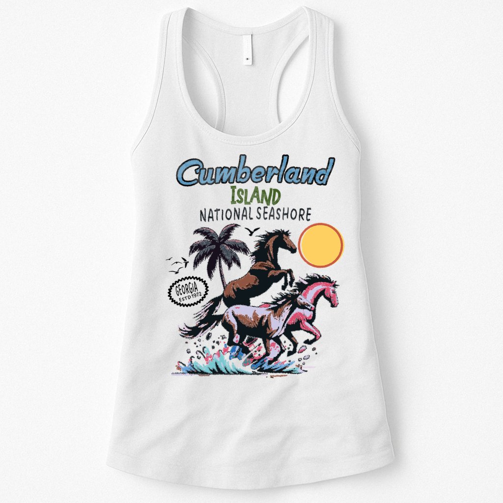 Cumberland Island Georgia Womens Tank Top