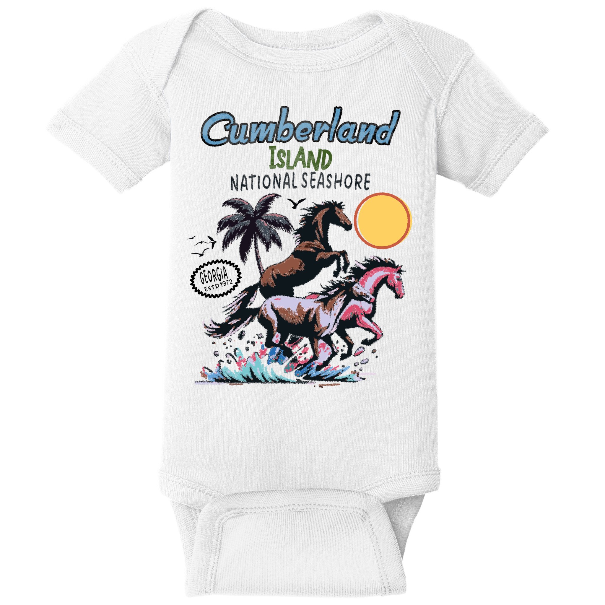 Cumberland Island Georgia Baby Bodysuit