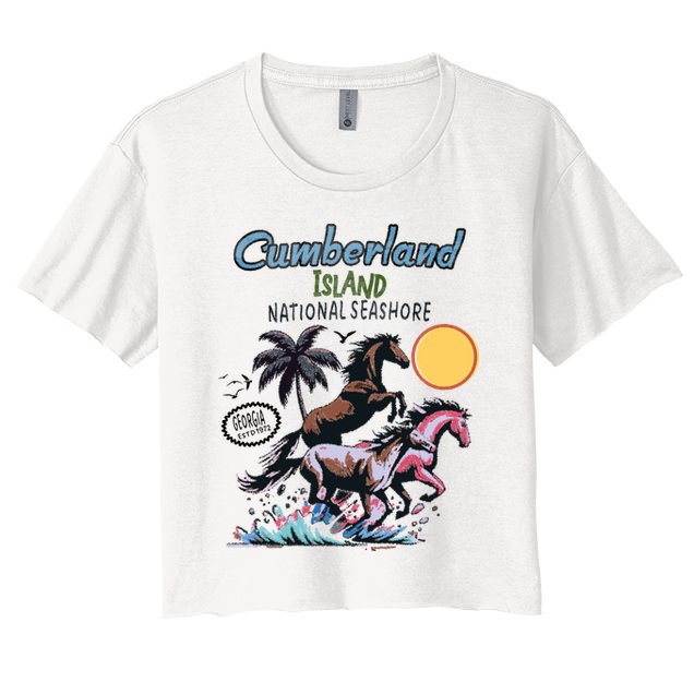 Cumberland Island Georgia Crop Top