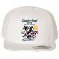 Cumberland Island Georgia Wool Snapback Cap