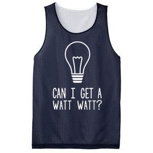 Can I Get A Watt Watt Mesh Reversible Basketball Jersey Tank